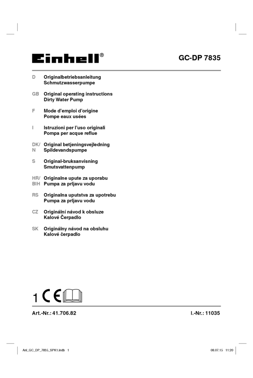 EINHELL GC-DP 7835 User manual