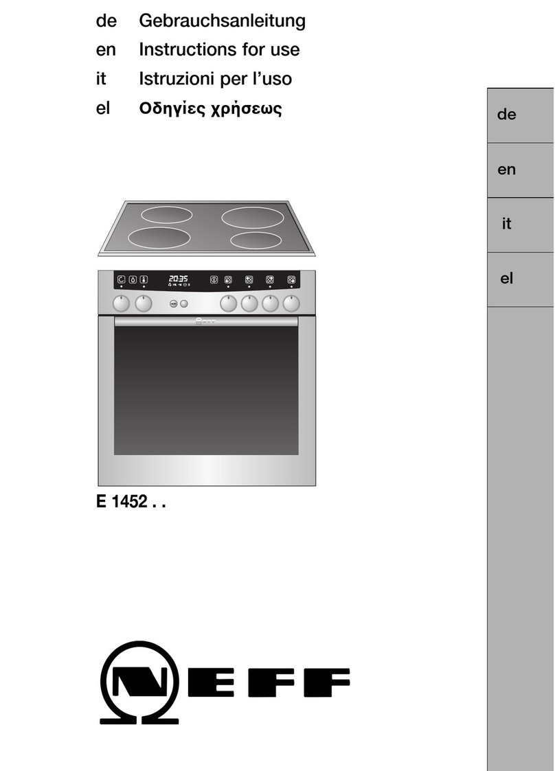 NEFF E 1452 Series Instructions for use