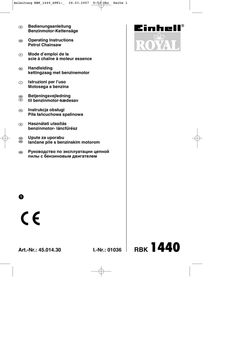 Einhell Royal RBK 1440 User manual
