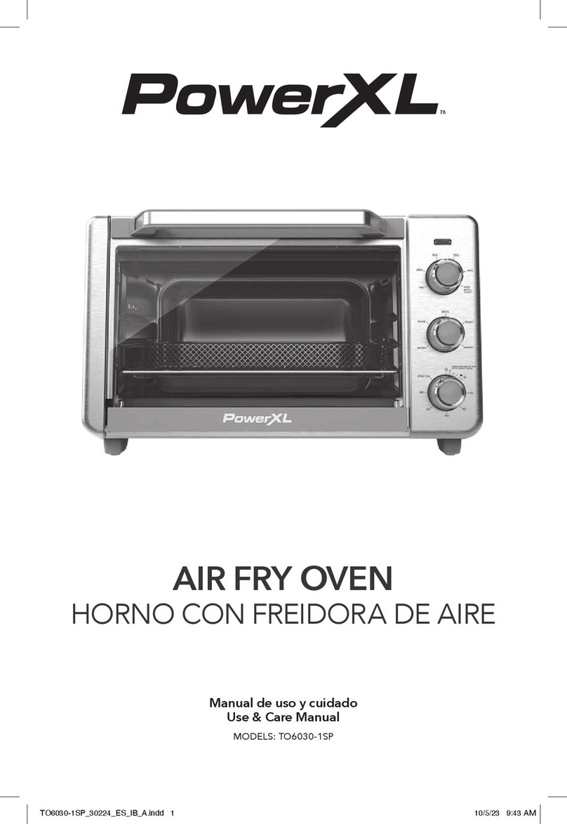 PowerXL TO6030-1SP Use & care manual