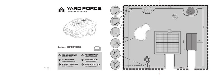 Yard force Compact 400RiS User manual