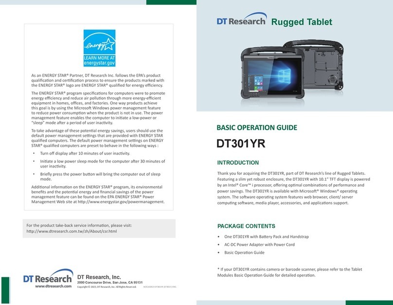 DT Research DT301YR Assembly instructions