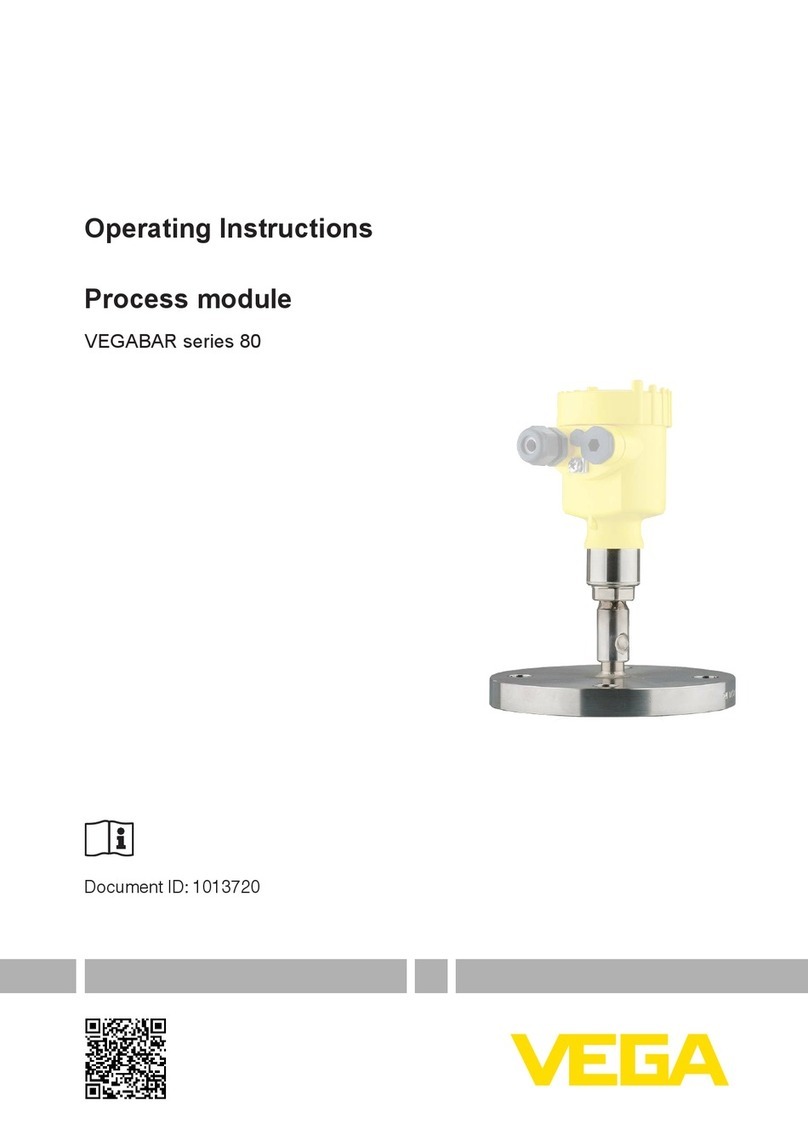 Vega VEGABAR 80 Series operating instructions