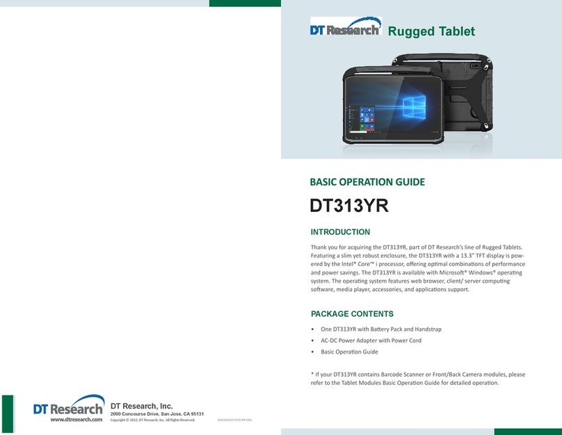DT Research DT313YR Assembly instructions