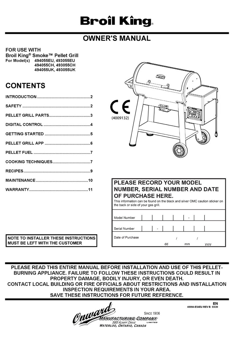 Onward Broil King Smoke 494055EU User manual
