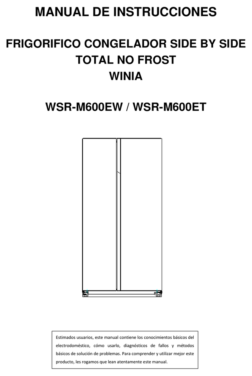WINIA WSR-M600EW User manual