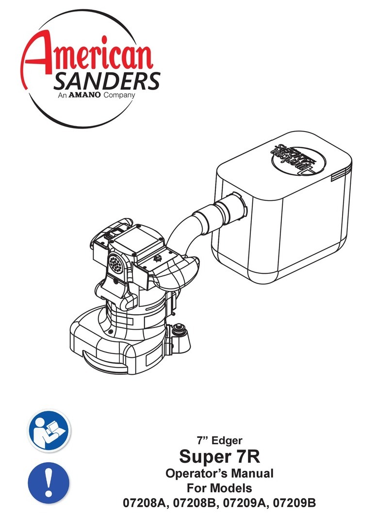 Amano 07208A Operator's manual