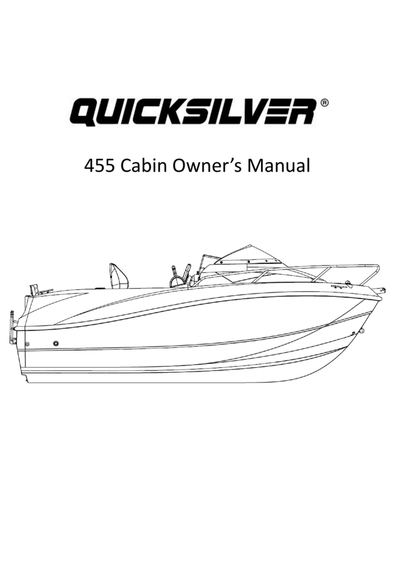 Quicksilver 455 Cabin User manual