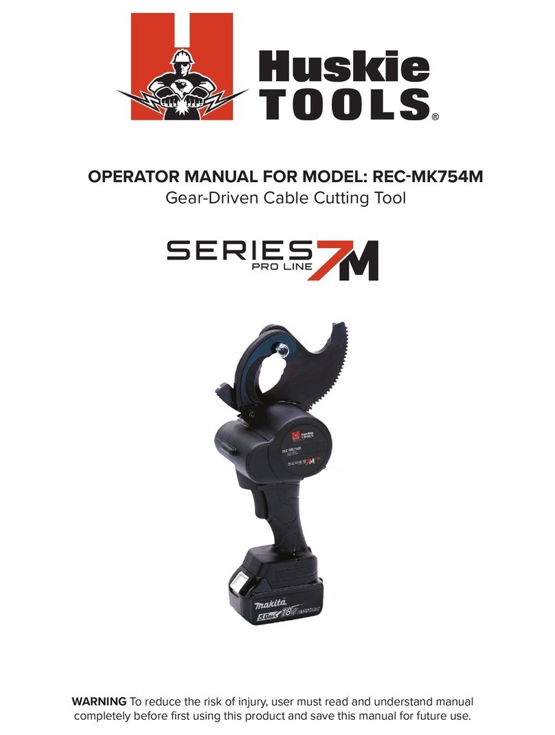 Huskie Tools 7M PRO REC-MK754M Operator's manual Huskie Tools 7M PRO REC-MK754M Operator's manual