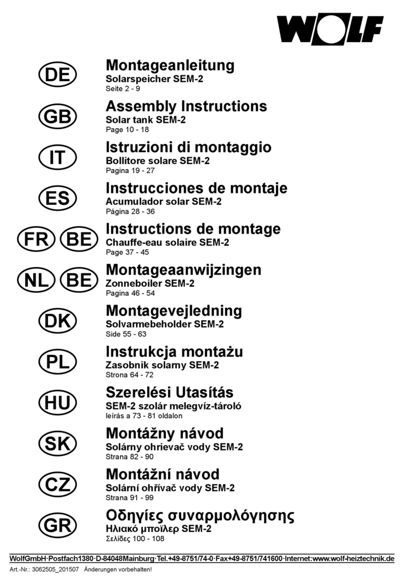 Wolf SEM-2 Assembly instructions