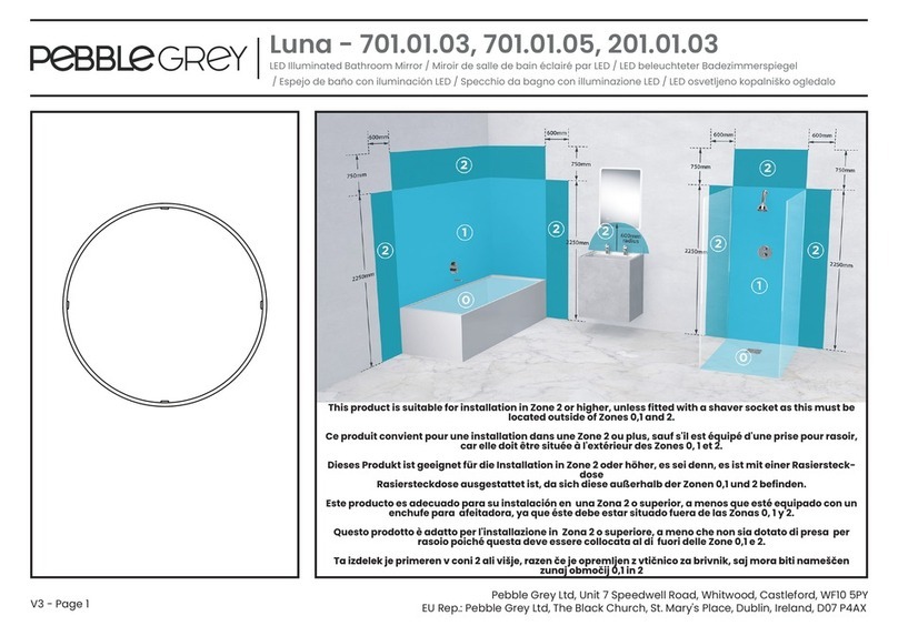 Pebble Grey Luna 701.01.03 User manual