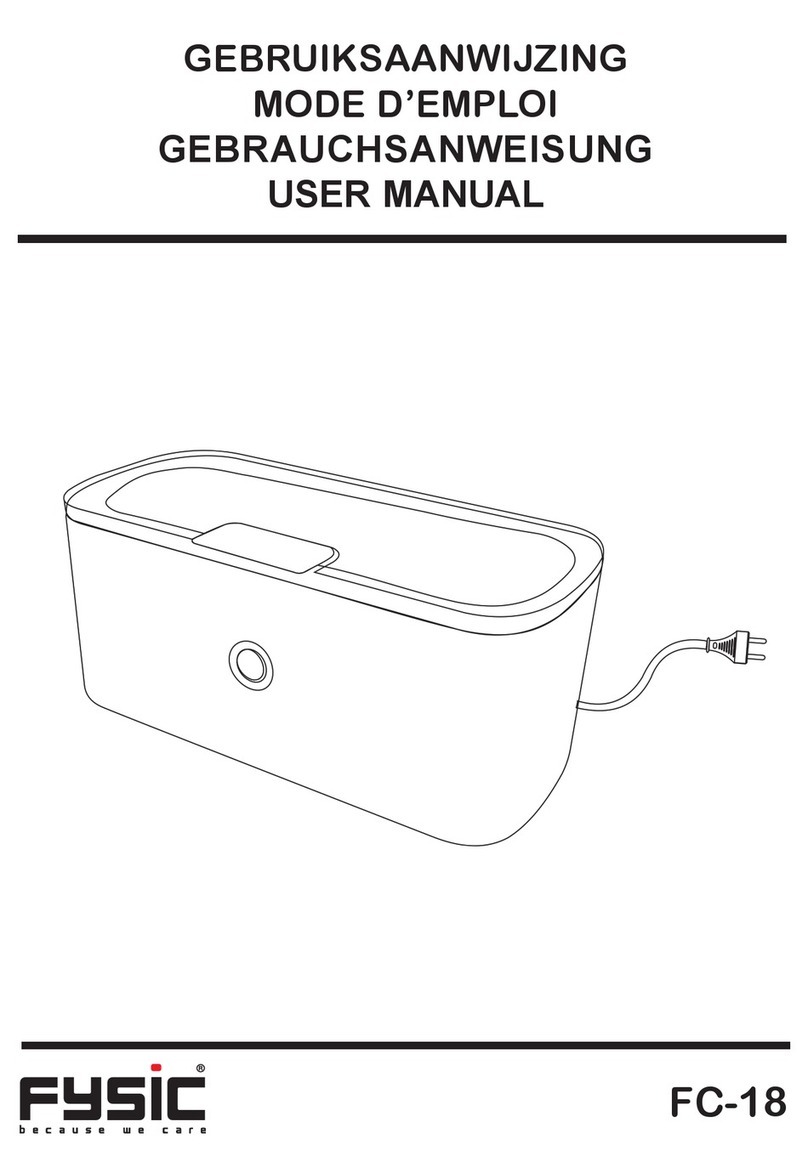 Fysic FC-18 User manual
