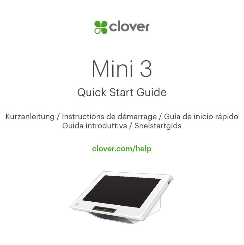 Clover Mini 3 User manual