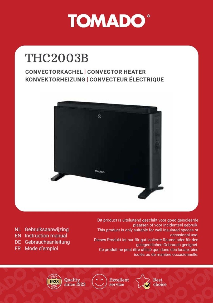 tomado THC2003B instruction manual