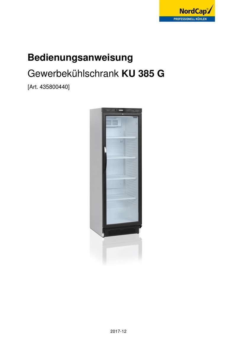Nordcap KU 385 G User manual