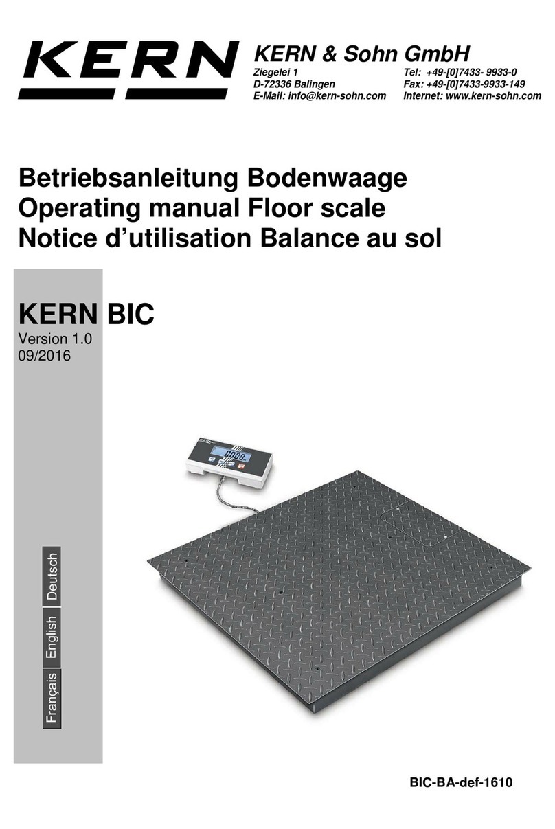 KERN BIC 600K-1S operating manual