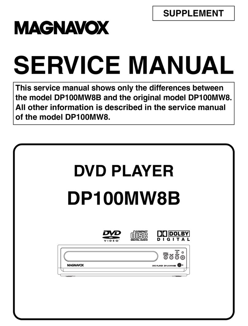 Magnavox DP100MW8B A User manual
