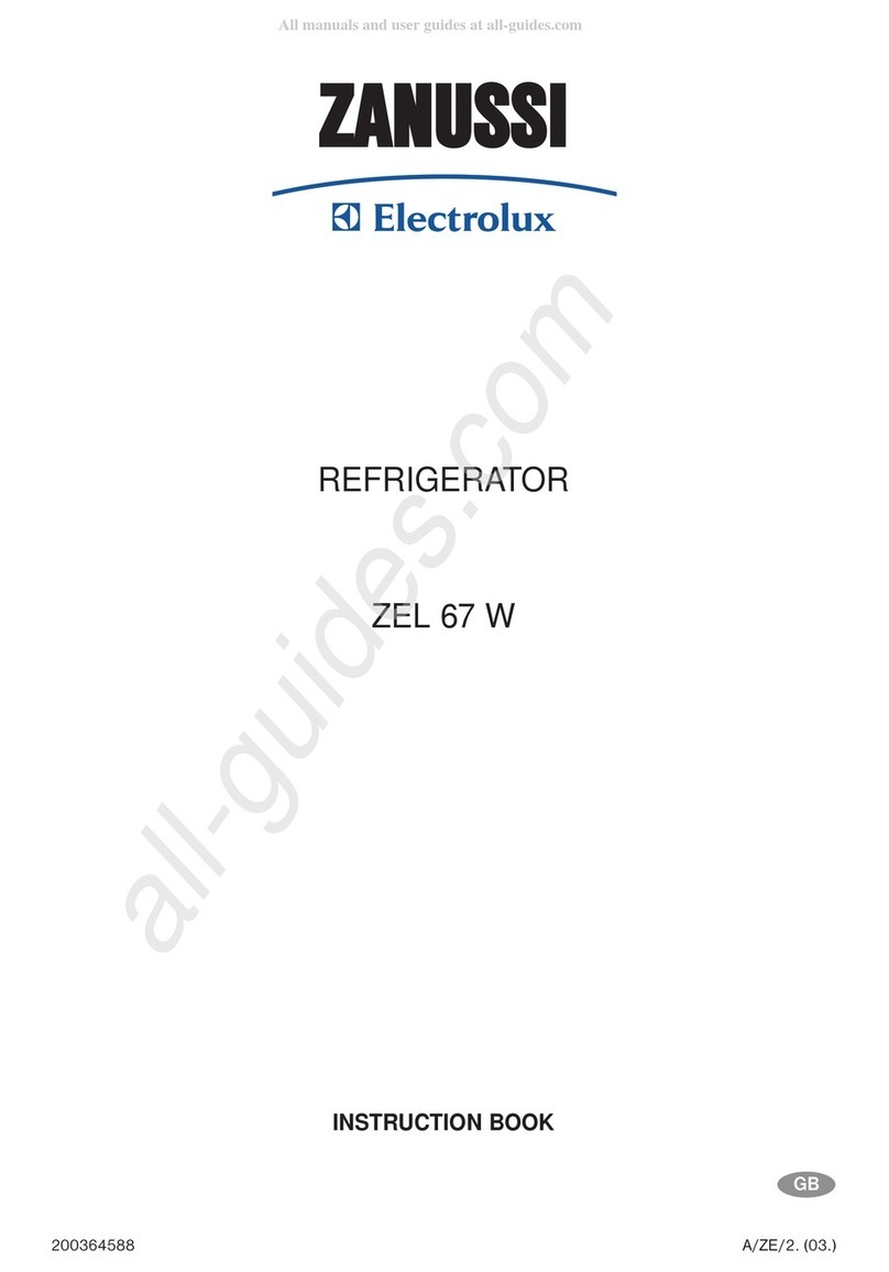 Electrolux Zanussi ZEL 67 W User manual