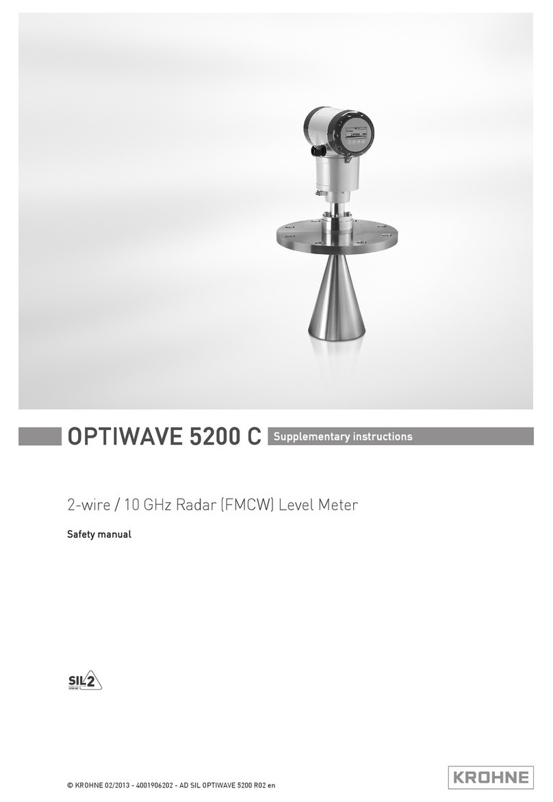 KROHNE OPTIWAVE 5200 C Supplementary instructions