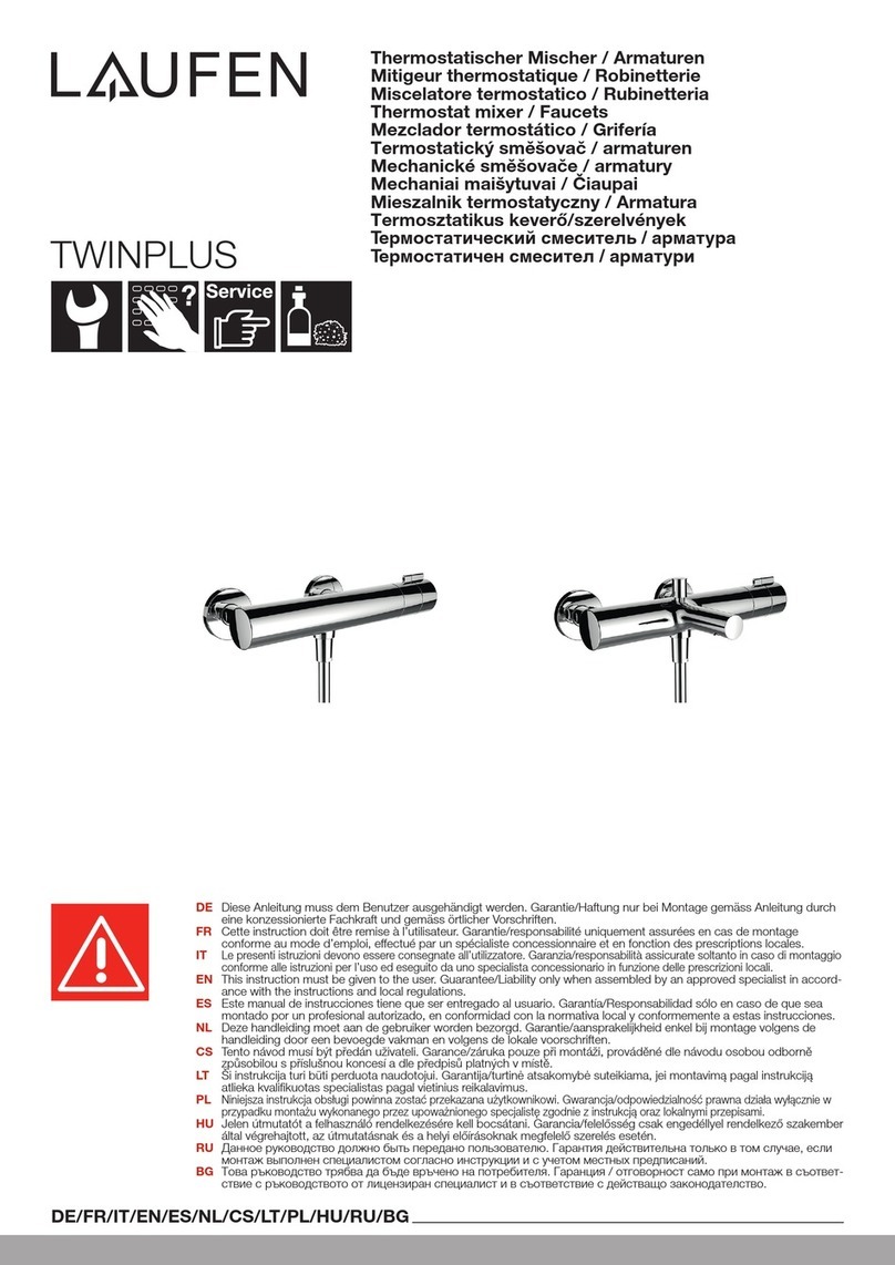 Laufen TWINPLUS HF905451100000 User manual