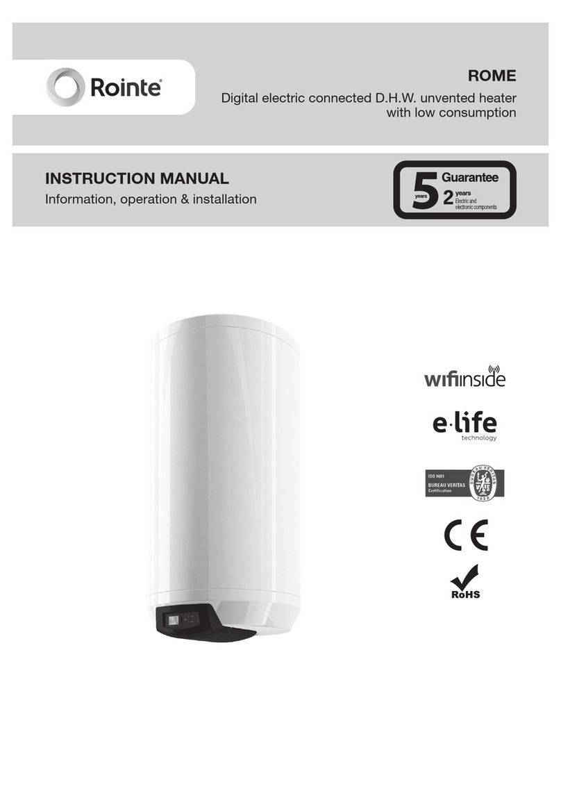Rointe ROME RWI080DHWC4 instruction manual Rointe ROME RWI080DHWC4 instruction manual