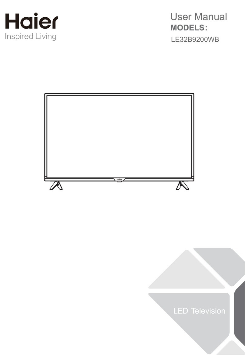 Haier LE32B9200WB User manual