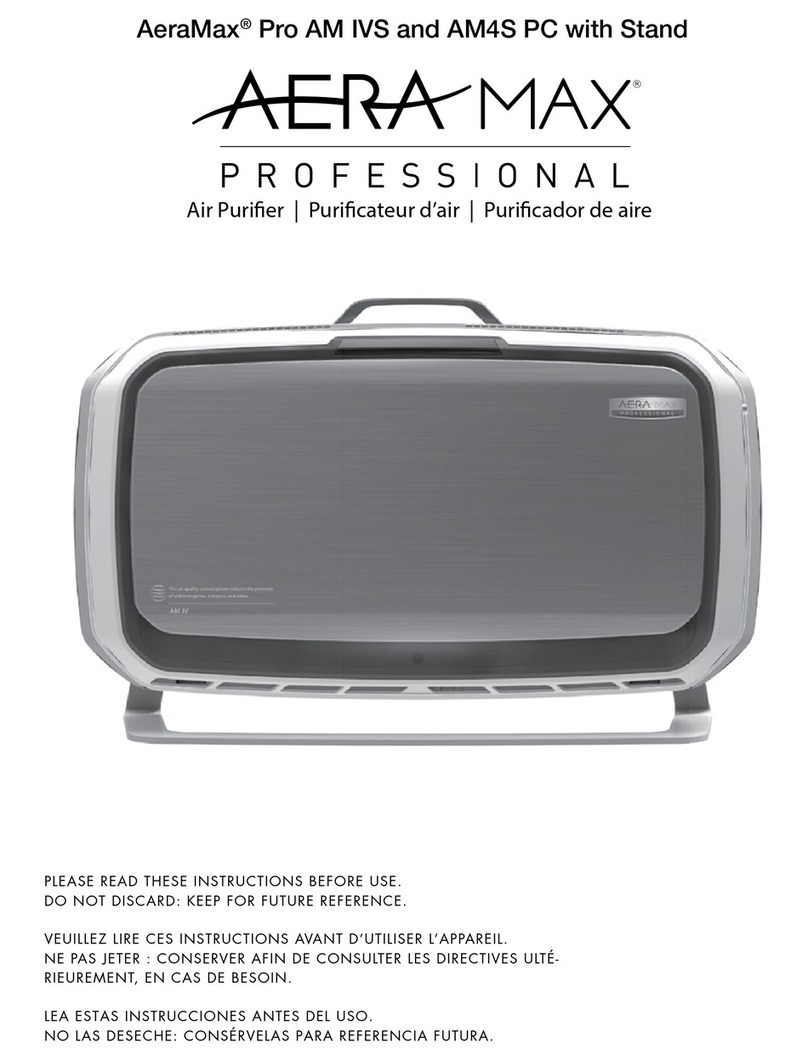 Fellowes AERA MAX PROFESSIONAL AM IVS User manual
