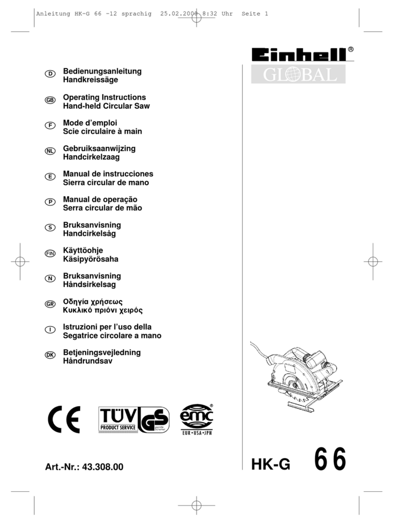Einhell Global HK-G 66 operating instructions