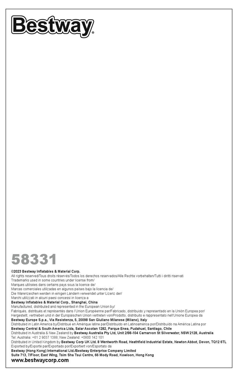 Bestway 58331 owner's manual
