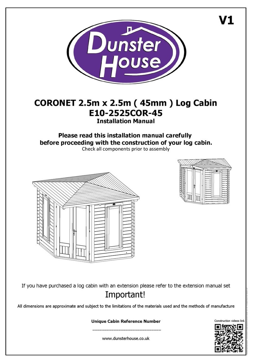 Dunster House CORONET E10-2525COR-45 User manual Dunster House CORONET E10-2525COR-45 User manual
