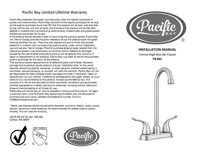 Pacific Bay PB-B01 installation manual