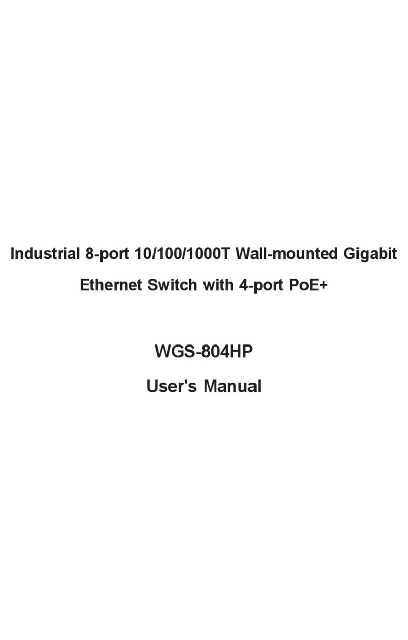 Planet Networking & Communication WGS-804HP User manual