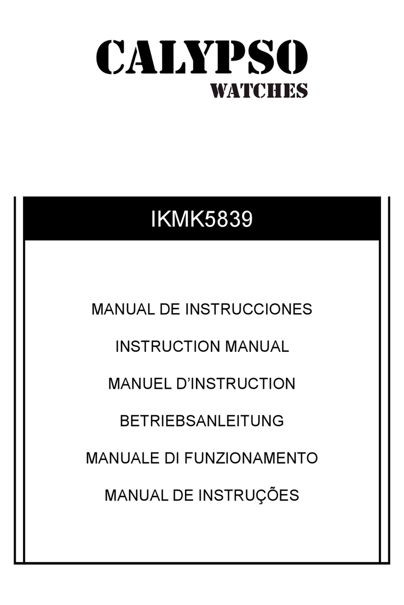Calypso Watches IKMK5839 instruction manual