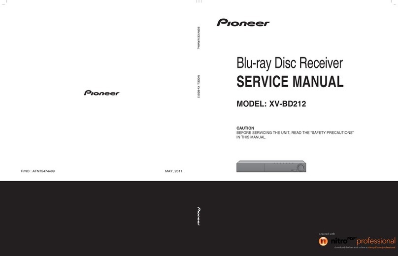 LG XV-BD212 Service manual