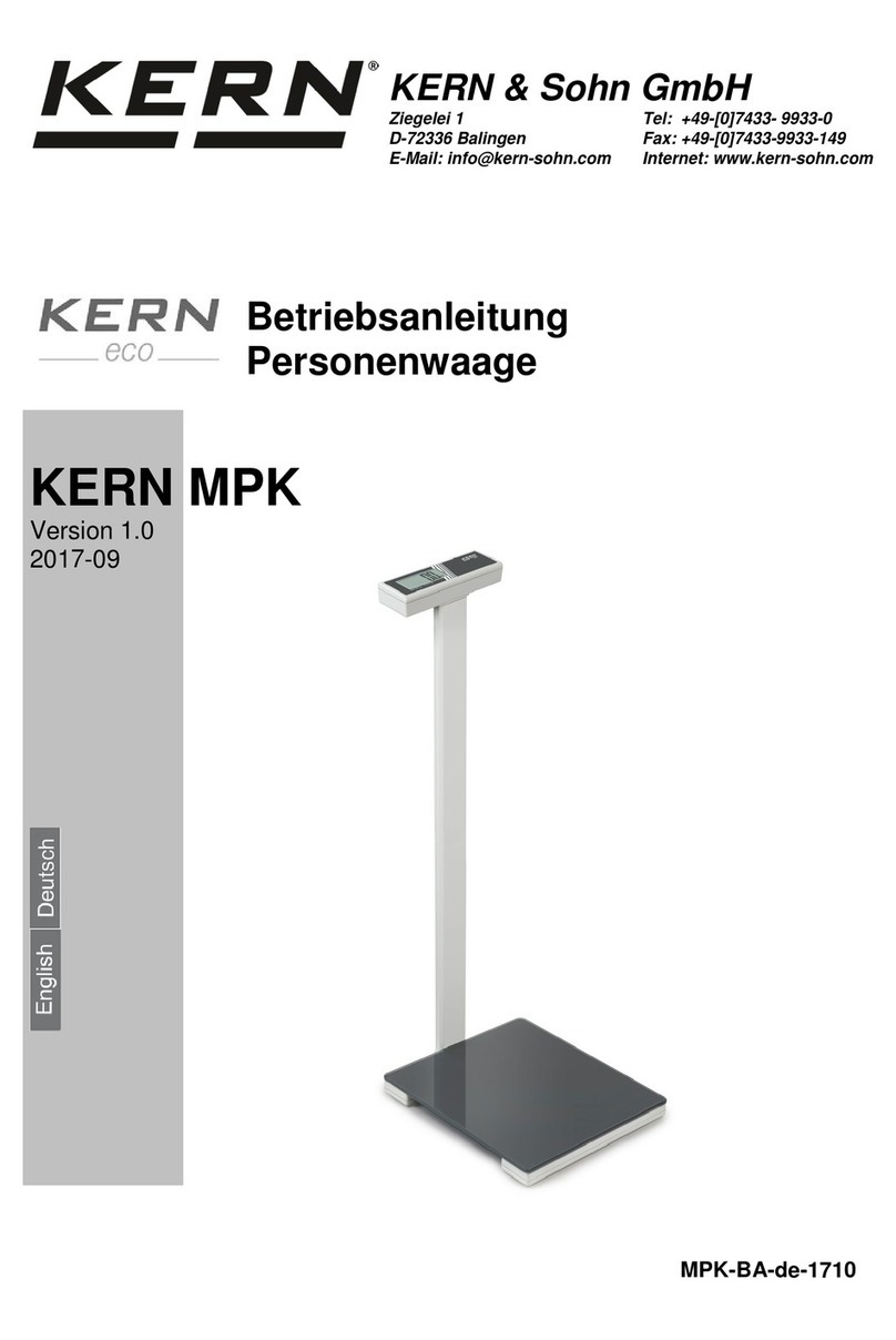 KERN MPK Series User manual