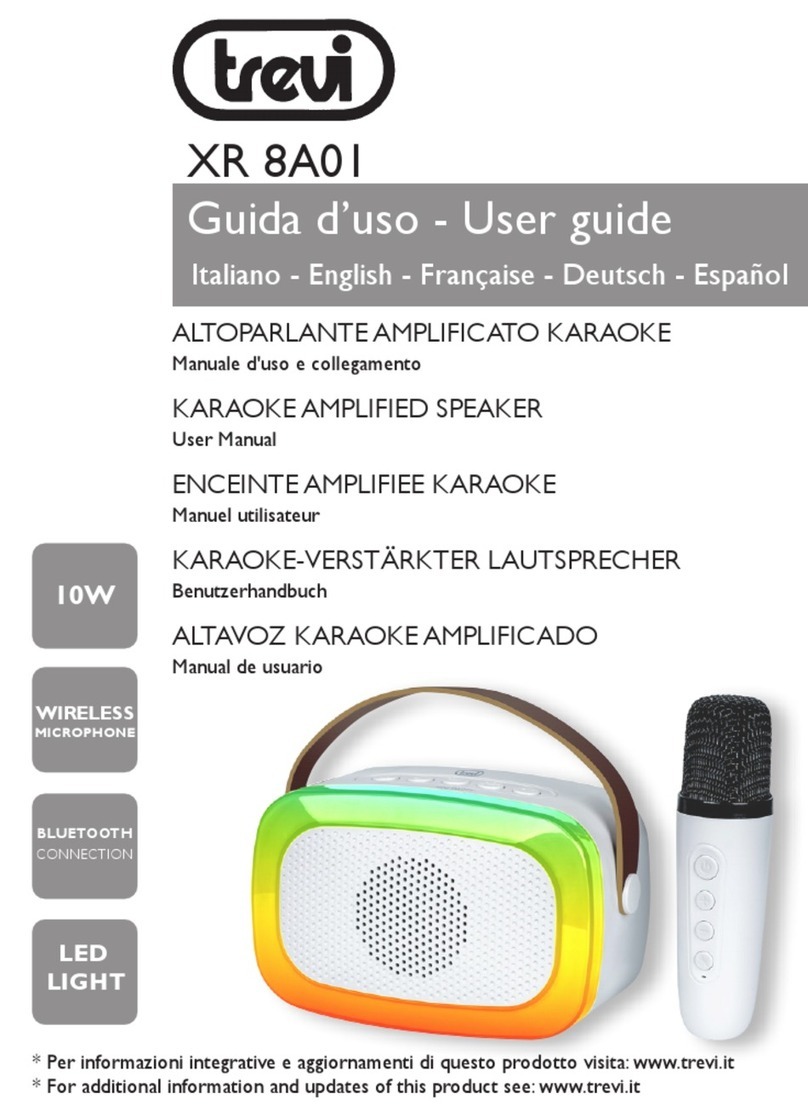 Trevi XR 8A01 user guide