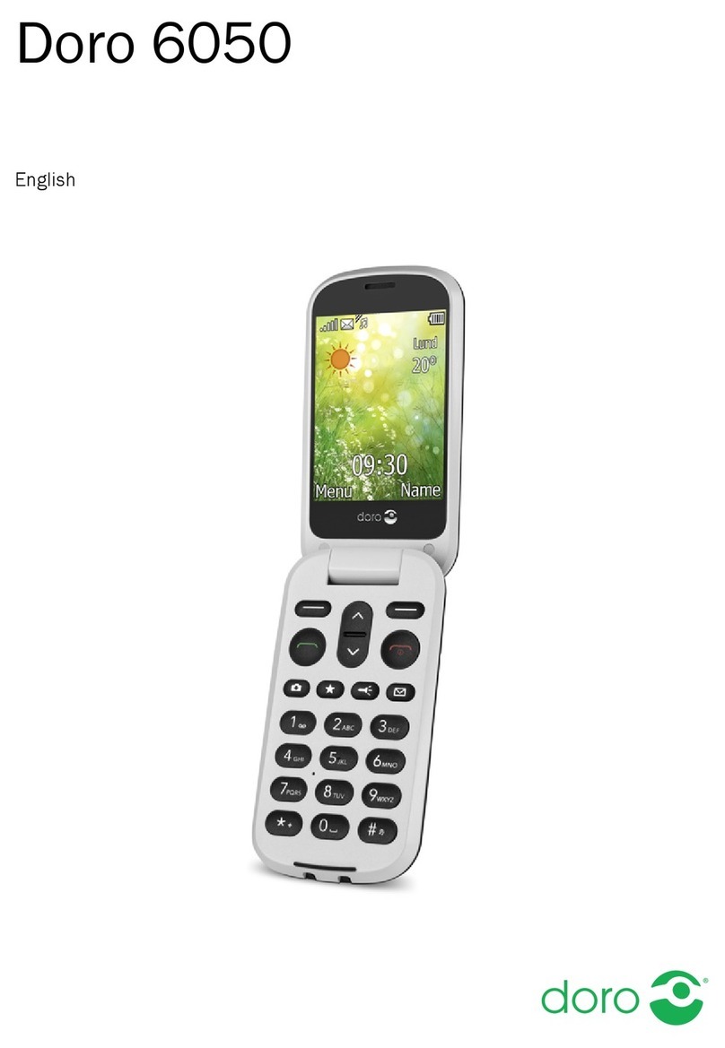 Doro 6050 User manual