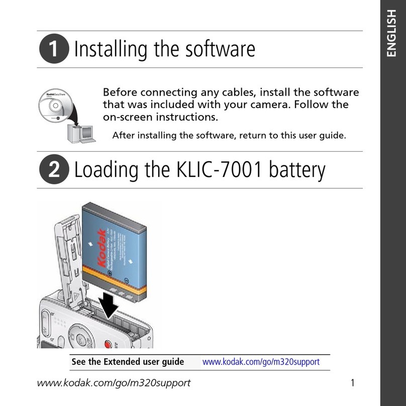 Kodak KLIC-7001 User manual Kodak KLIC-7001 User manual
