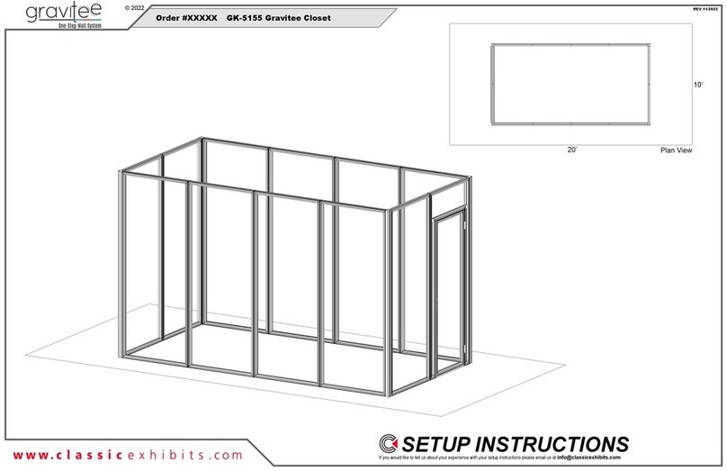 Classic Exhibits Gravitee GK-5155 Setup instructions