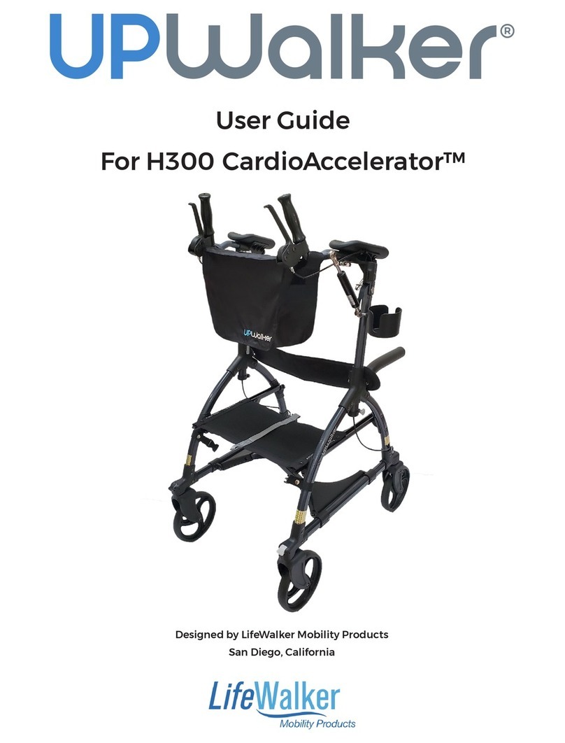 LifeWalker Mobility Products UPWalker CardioAccelerator H300 user guide
