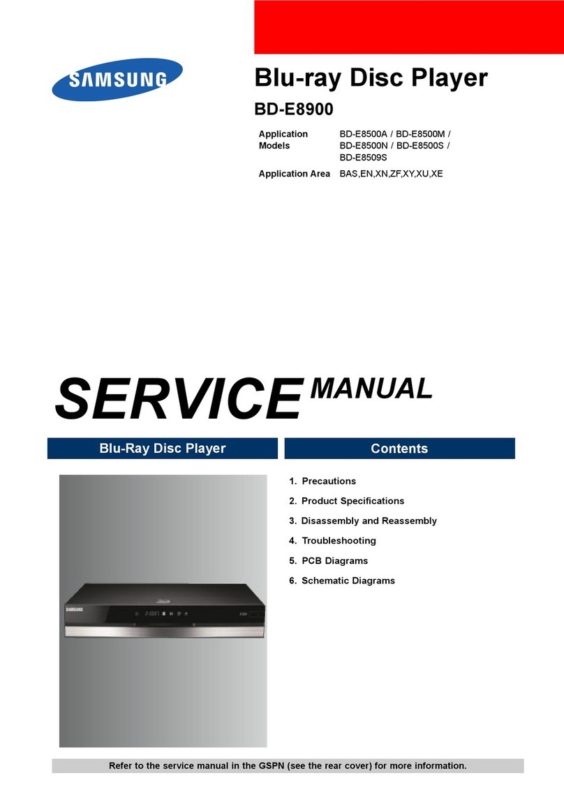 Samsung BD-E8900 User manual