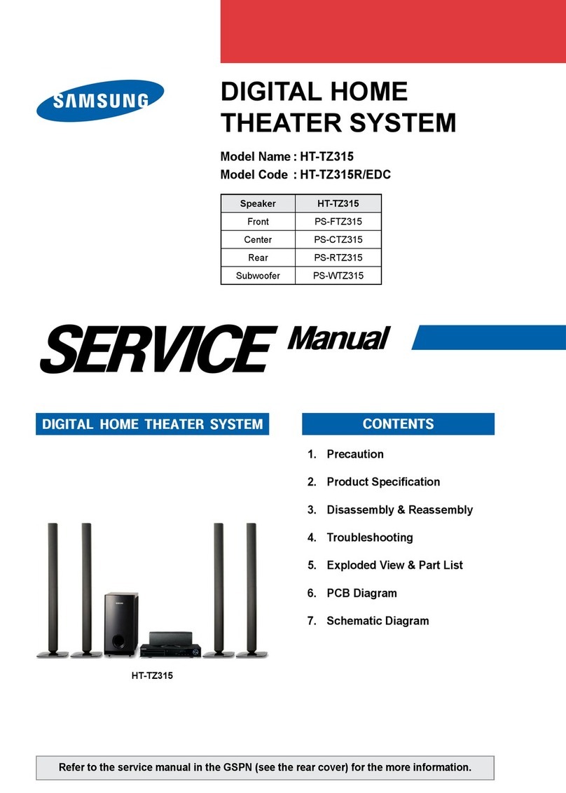 Samsung HT-TZ315 User manual