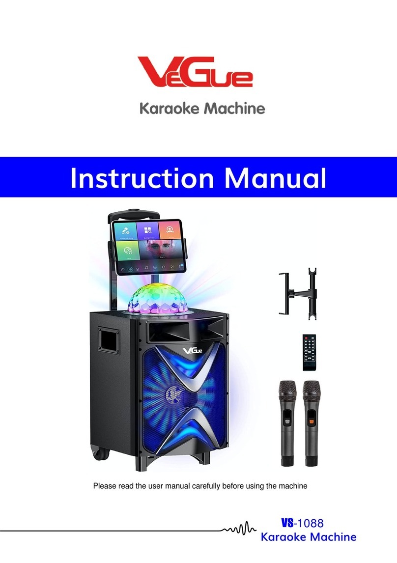 VeGue VS-1088 instruction manual