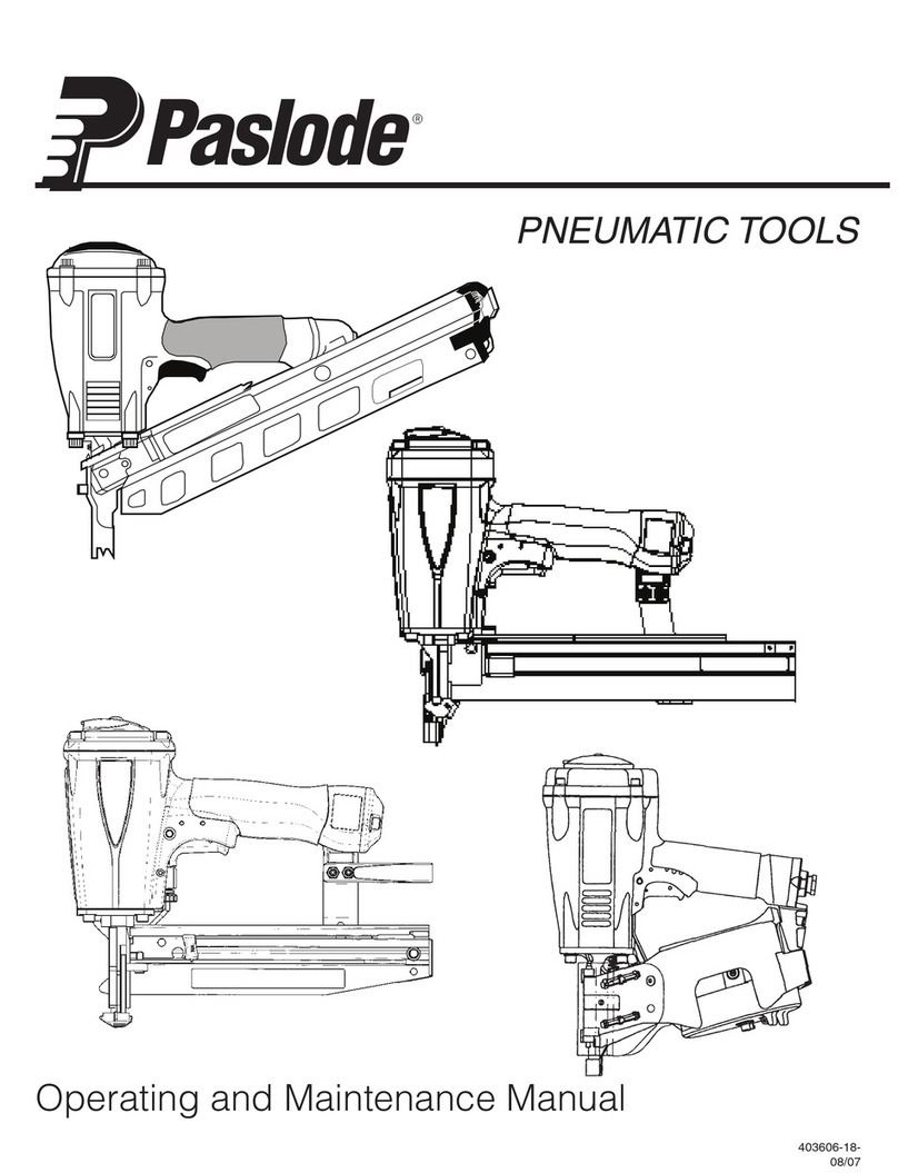 Paslode F400S Operating instructions