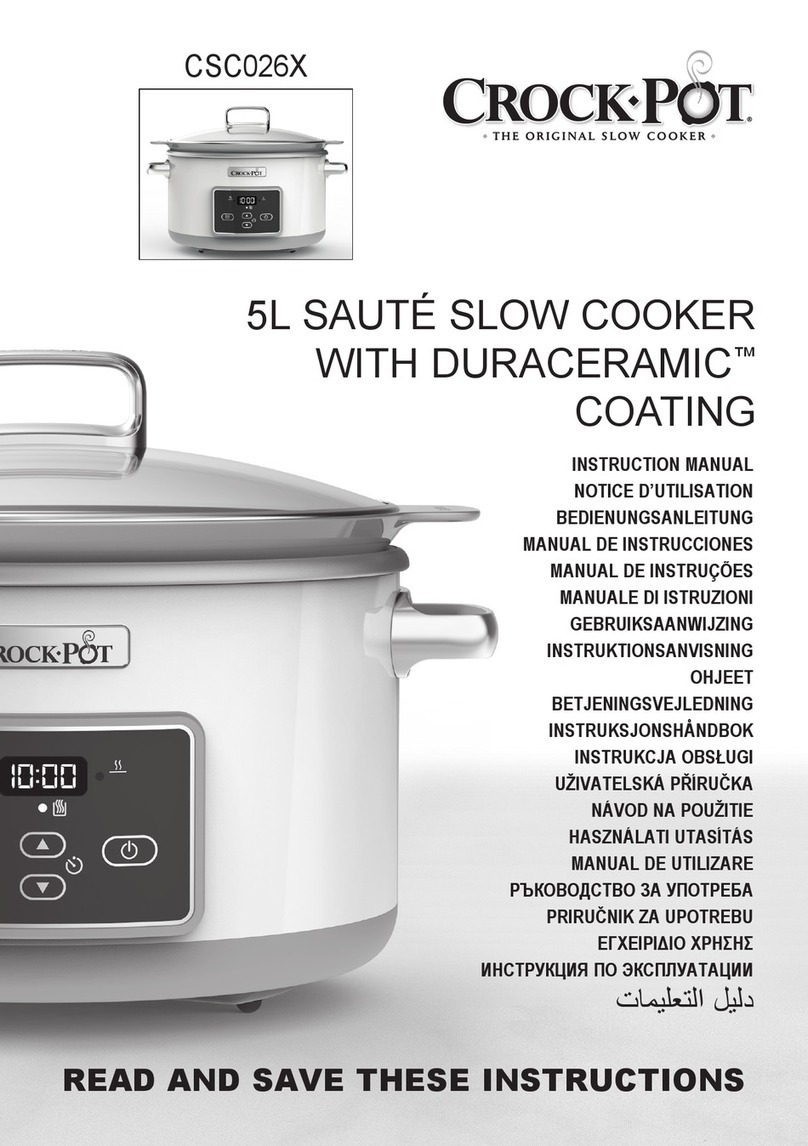 Crock-Pot CR026 User manual