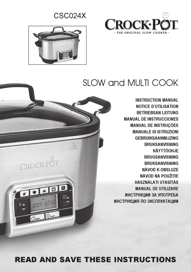 Crock-Pot CR024 User manual