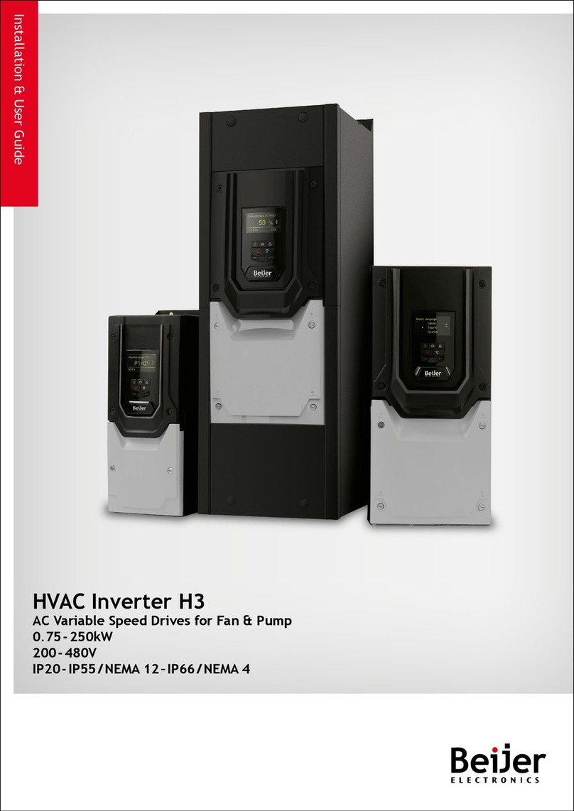 BeiJer BFI-H3-22-0043-1F12-MN Installation & user guide