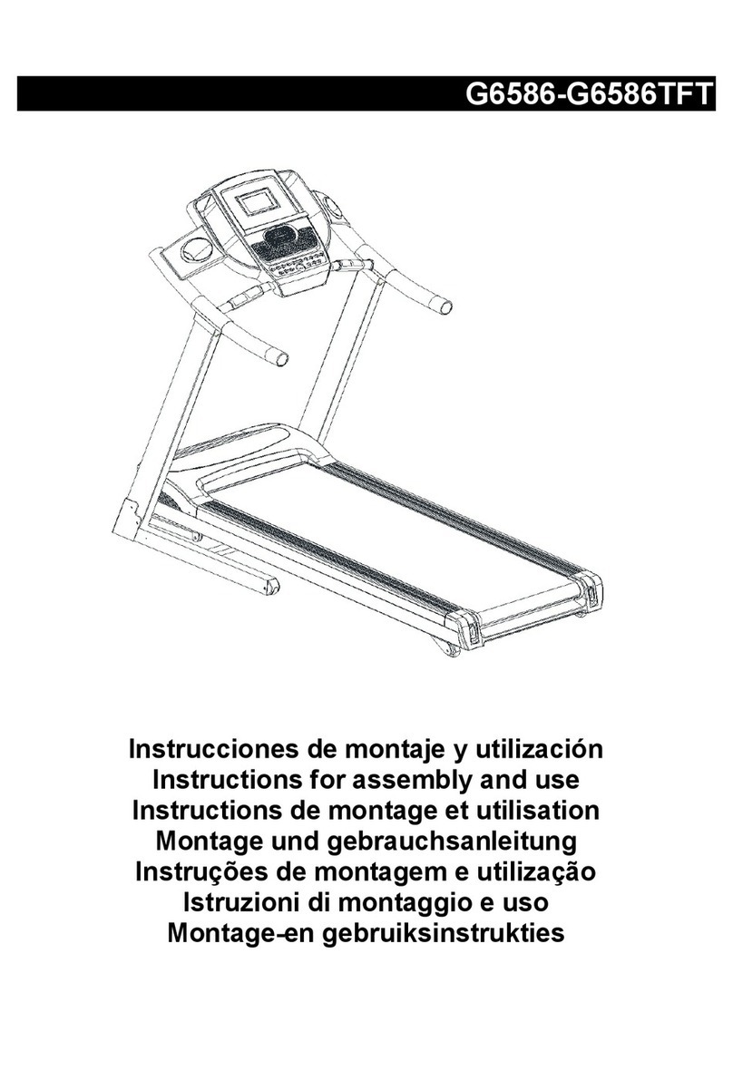 BH FITNESS G6586 Instructions for assembly and use