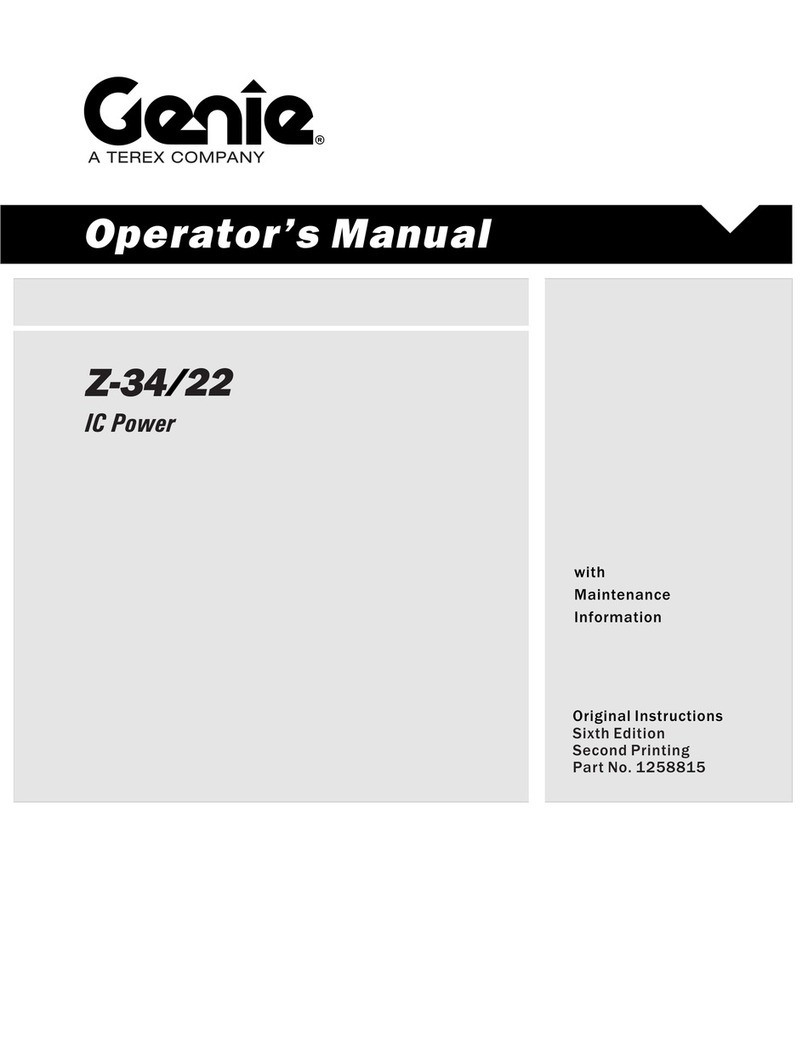 Terex Genie Z-34/22 Operator's manual