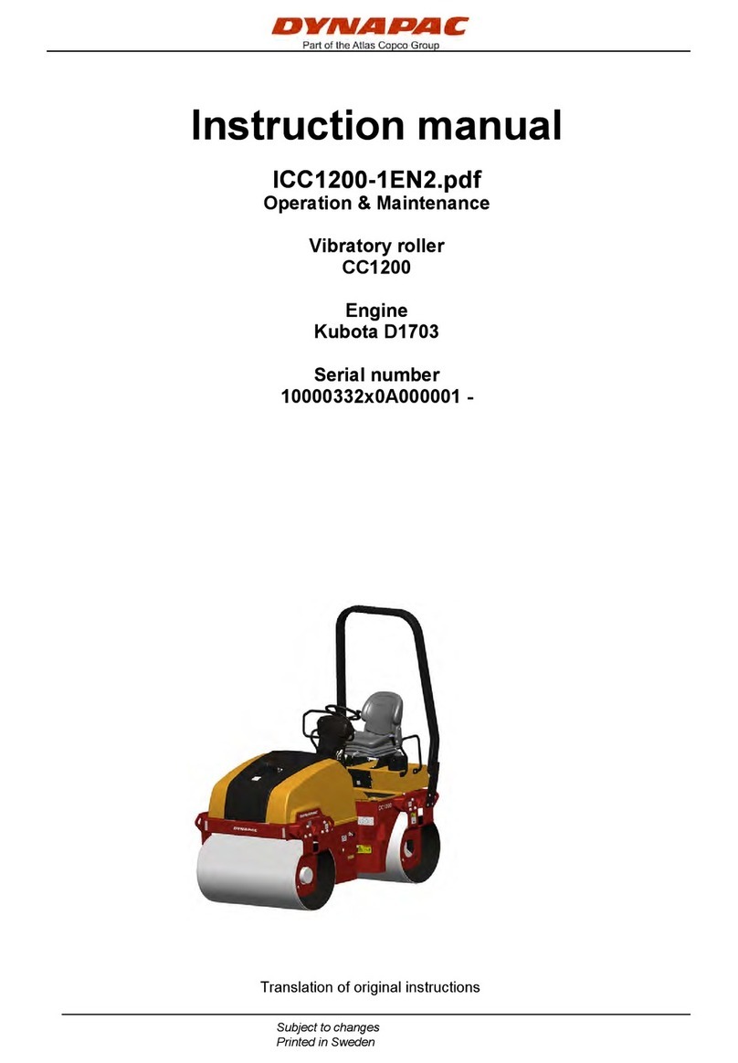 Dynapac CC1200 instruction manual